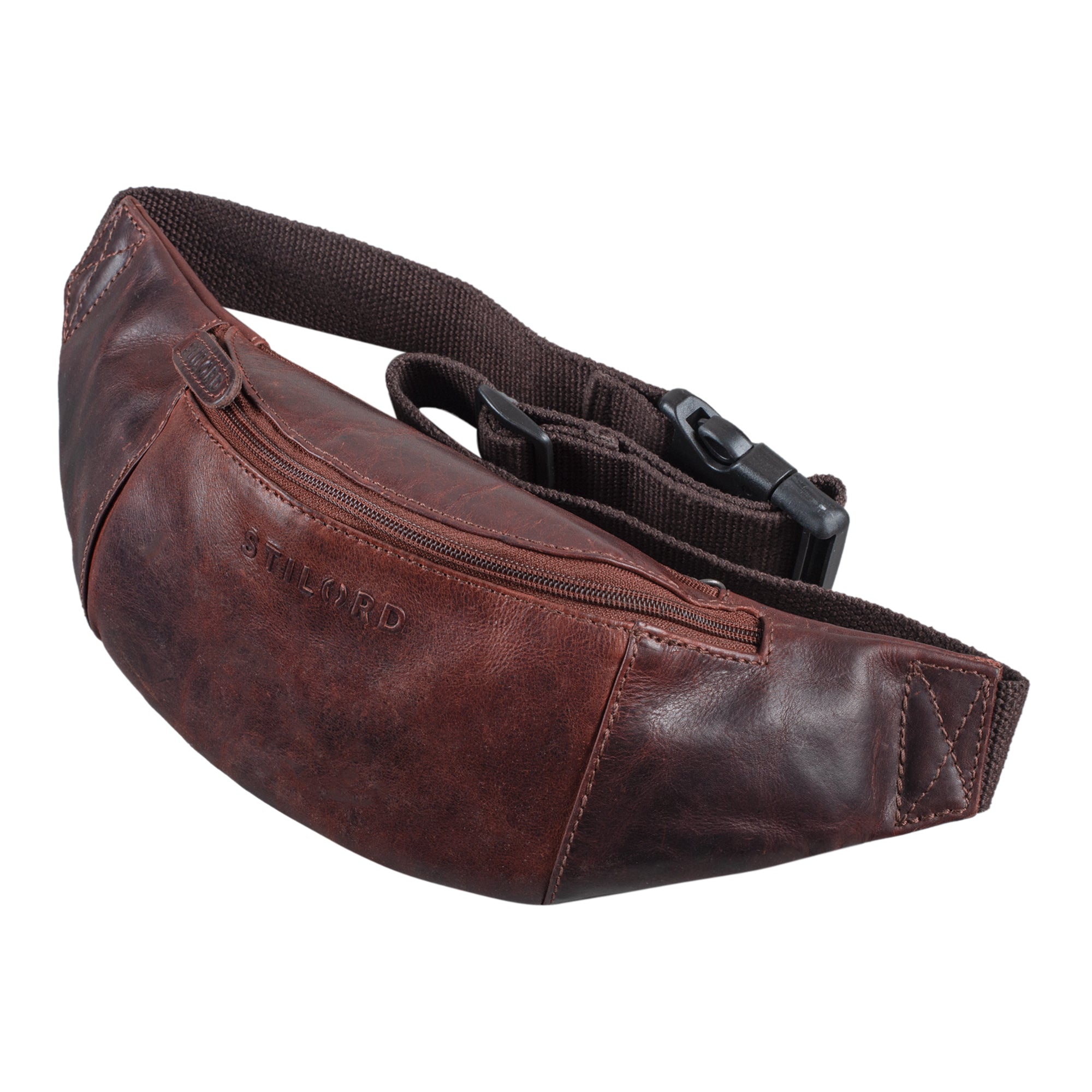 Braune Leder Festivaltasche