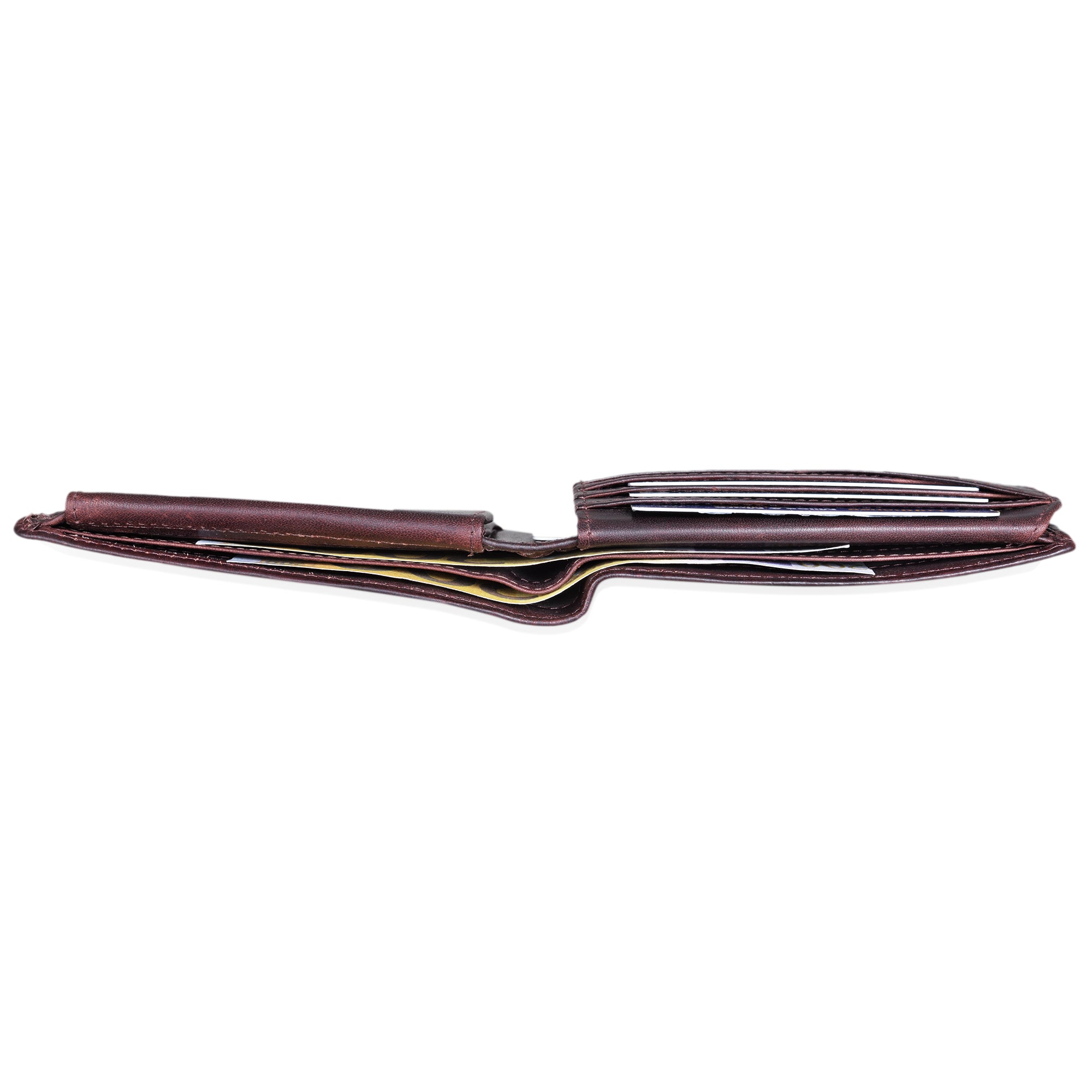 Vintage Herren Leder Portemonnaie slim