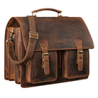 Lehrertasche Leder Herren braun