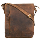 Vintage Ledertasche zum Umhängen Hochformat
