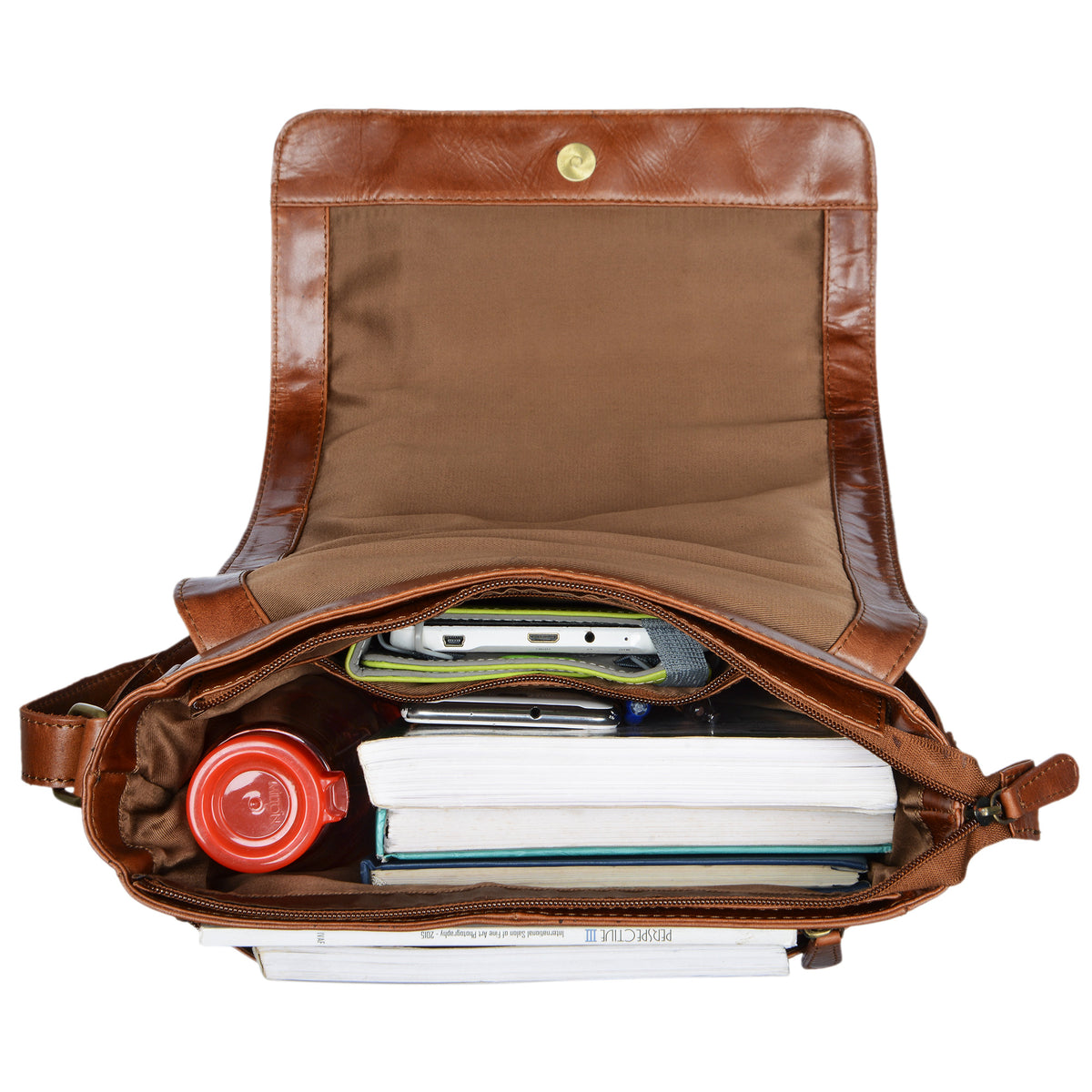 Leder Crossover Bag Vintage