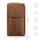 Geldbeutel und Handytasche aus Leder