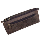 Runde Leder Griffelmappe Damen
