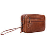 Herren Handgelenktasche Vintage Leder