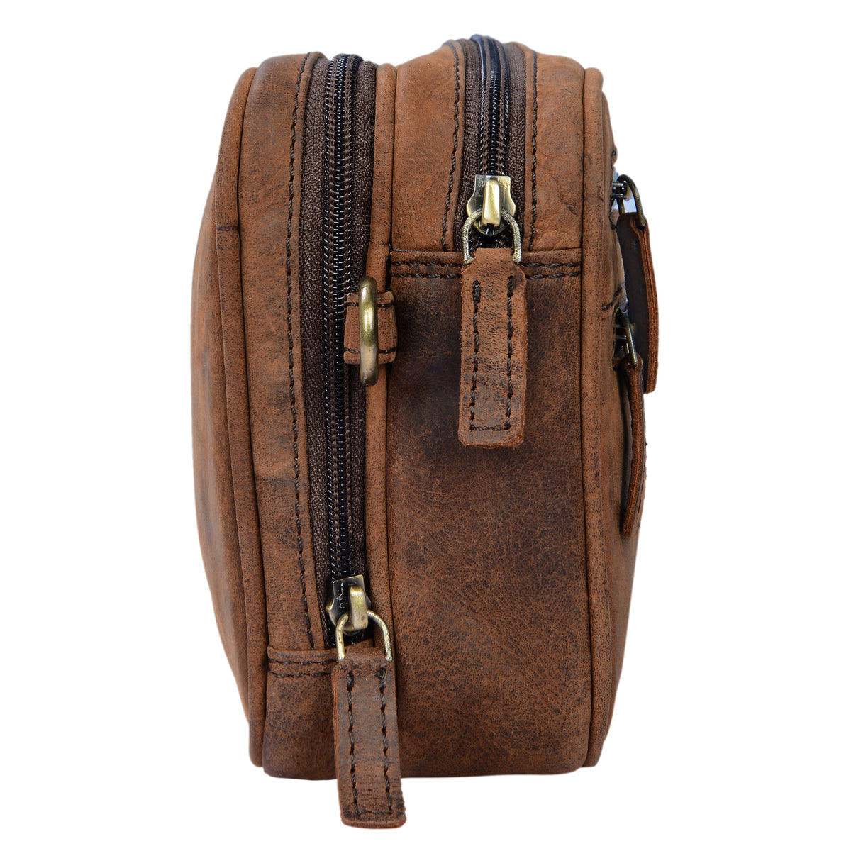 Handtasche Leder 2-Fächer