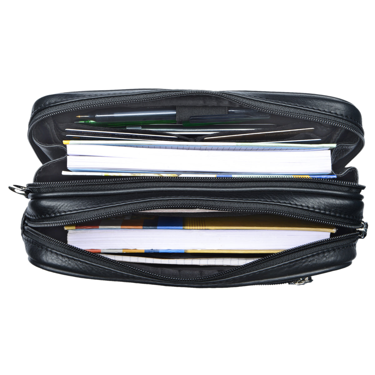 Leder Handtasche Männer XL
