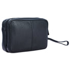 Leder Handtasche Herren schwarz
