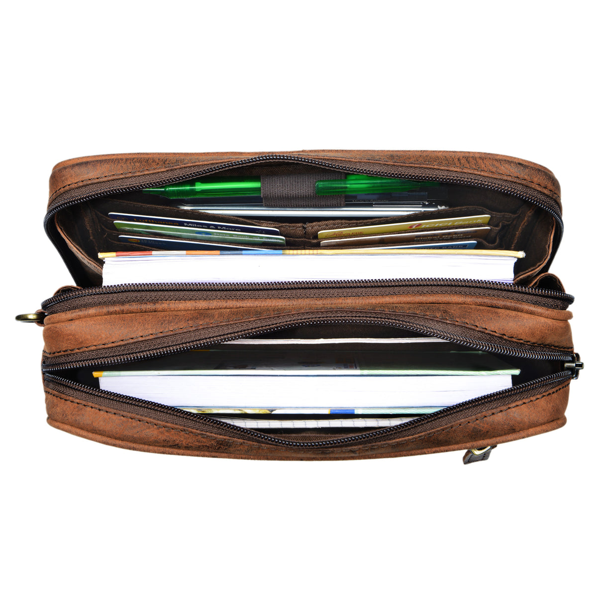 Handtasche Leder für Tablet