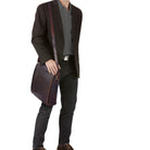 Lederhandtasche Herren braun