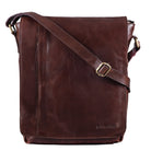 Vintage Messenger Bag Leder braun