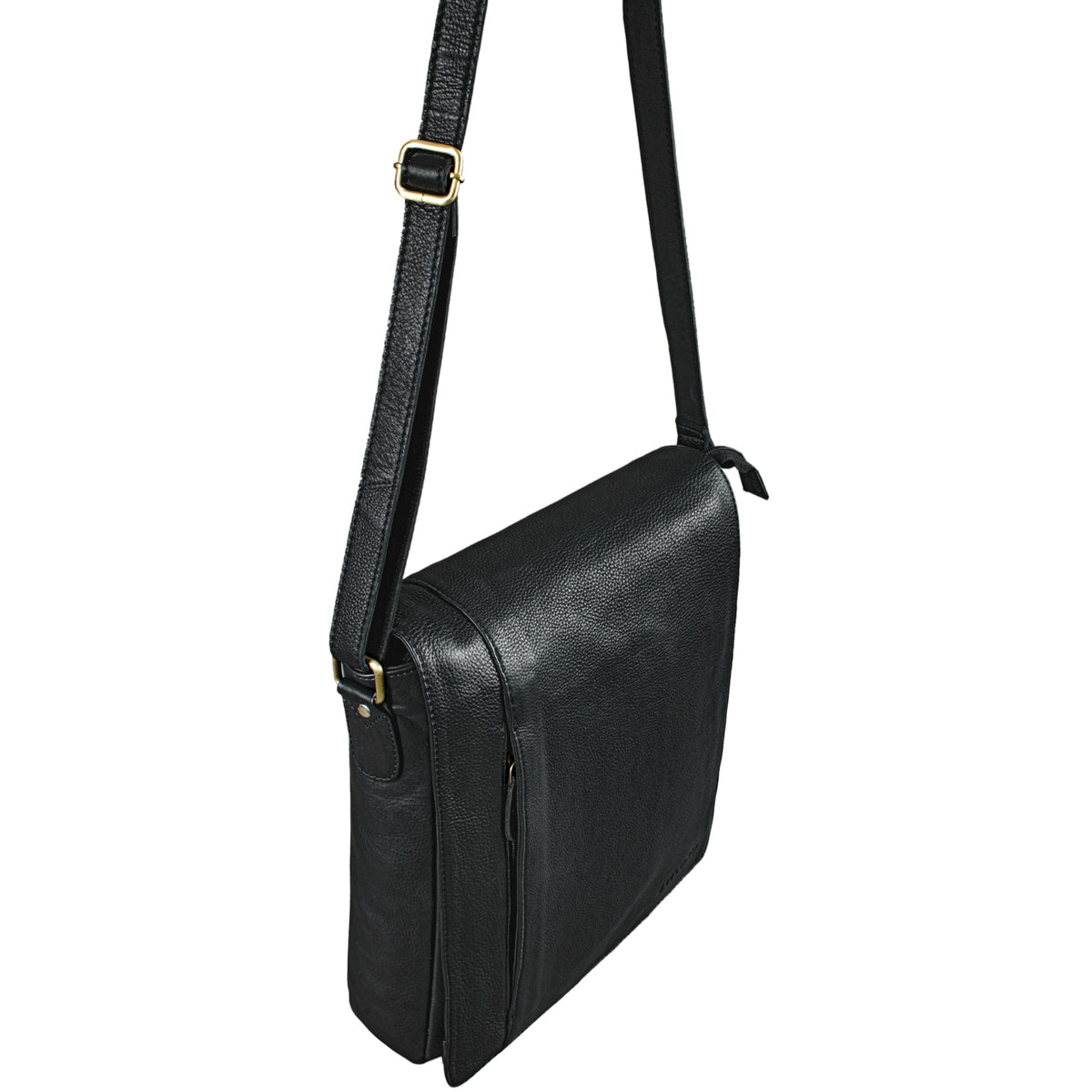 Vintage Herren Ledertasche schwarz