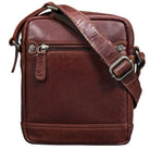 Vintage Leder Schultertasche für Herren