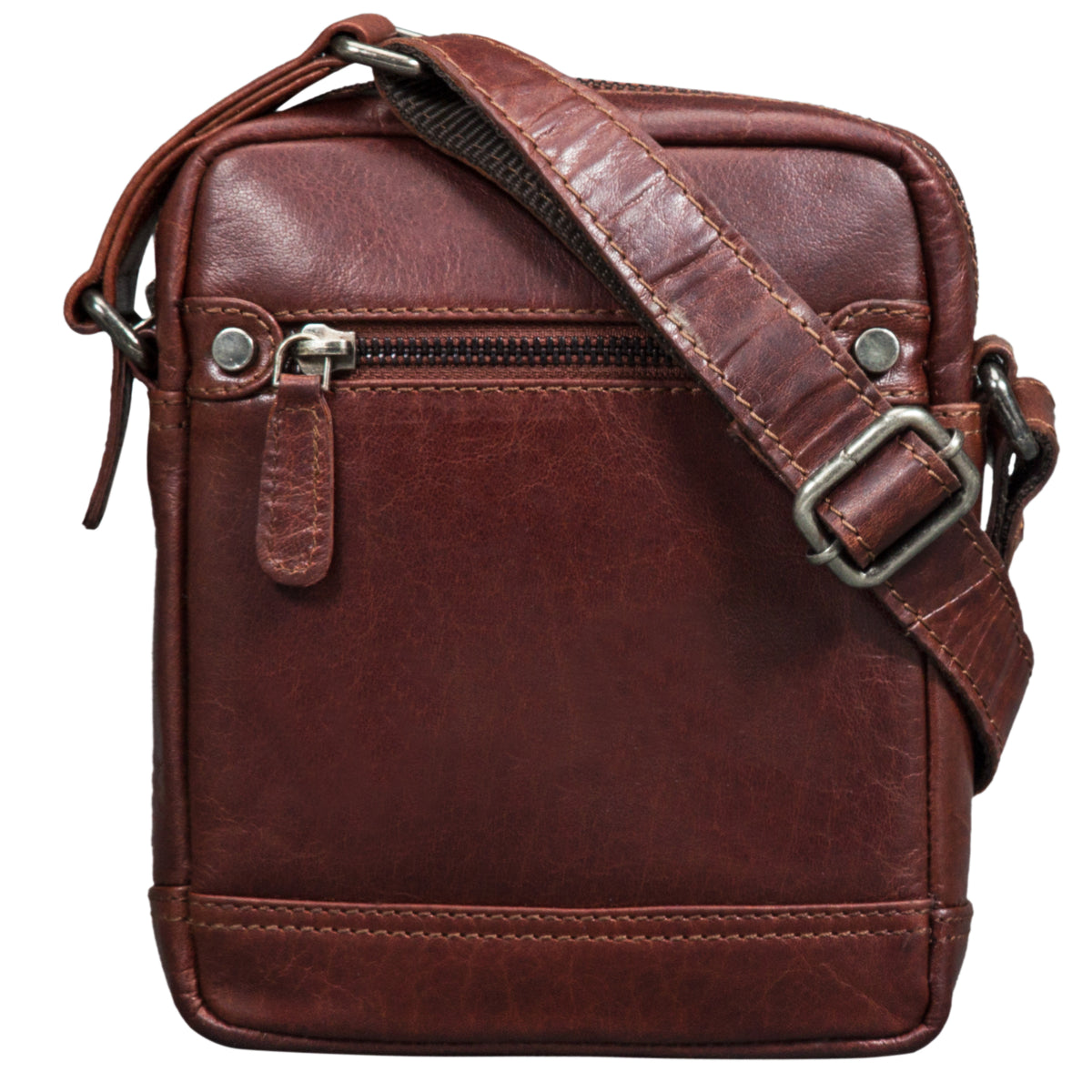 Vintage Leder Schultertasche für Herren