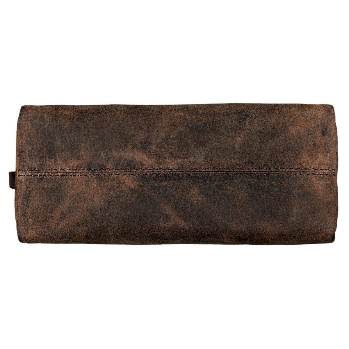 Rundes Leder Stifte Etui Vintage