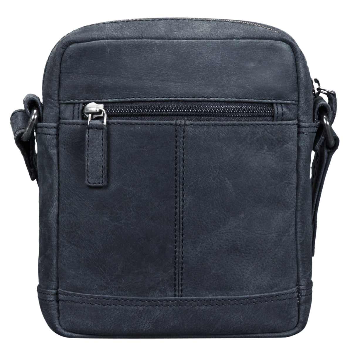 Leder Herren Umhängetasche Vintage anthrazit