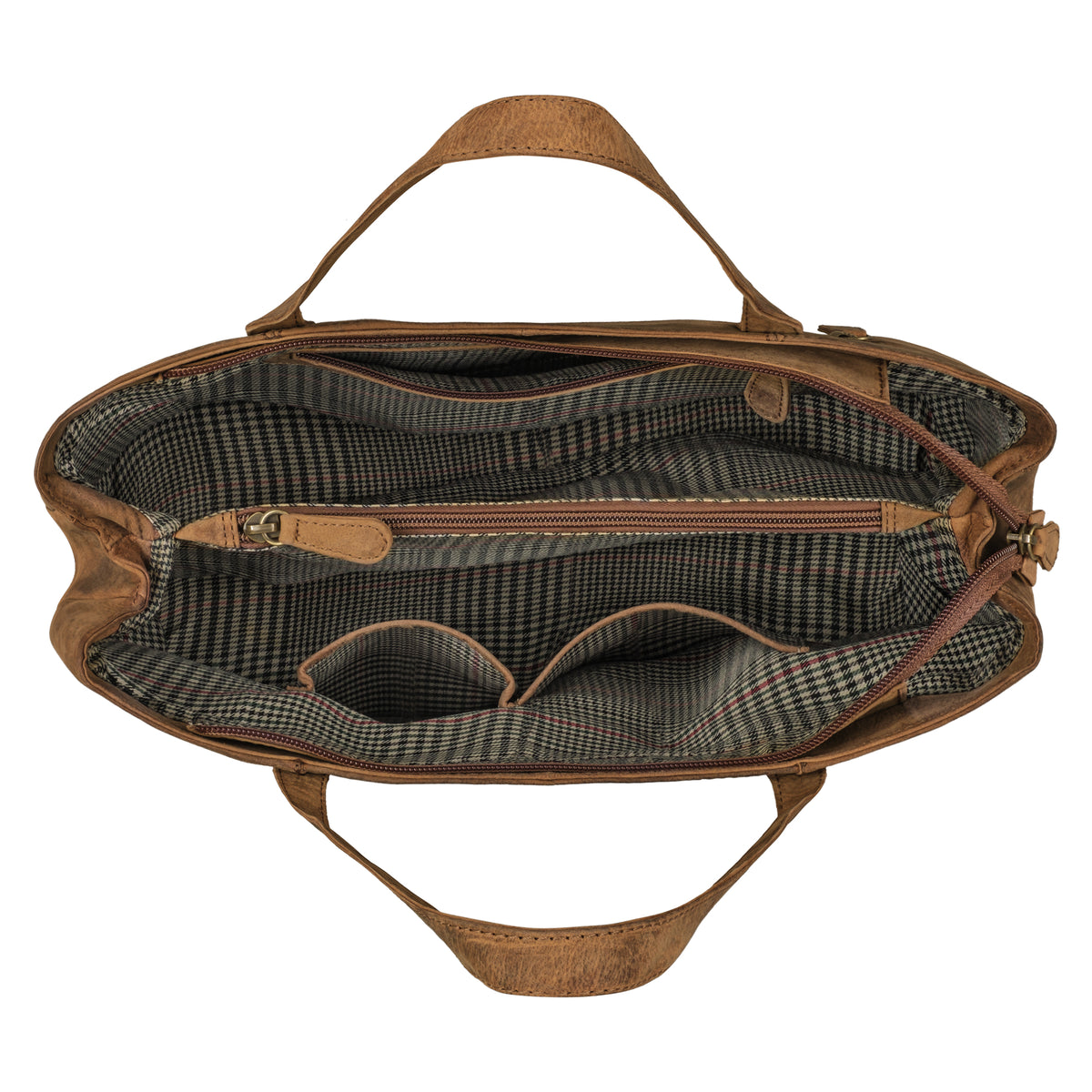 Leder Tasche Damen braun