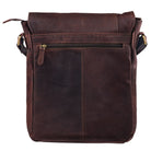 Braune Ledertasche zum Umhängen Herren mittel groß