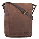 Vintage Herrentasche Umhängetasche echtes Leder
