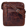 „Garcia“ Mała Torba Na Ramię Skórzana Brązowa Vintage Messenger