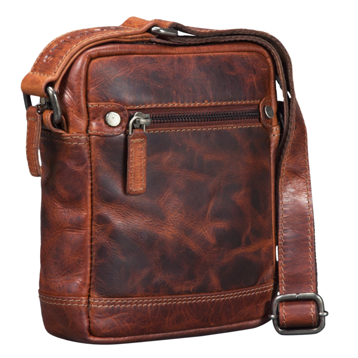 Vintage Schultertasche echtes Leder