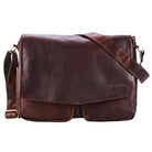 Braune Ledertasche Umhängetasche Herren