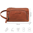 braunes Ledermäppchen für Lehrer