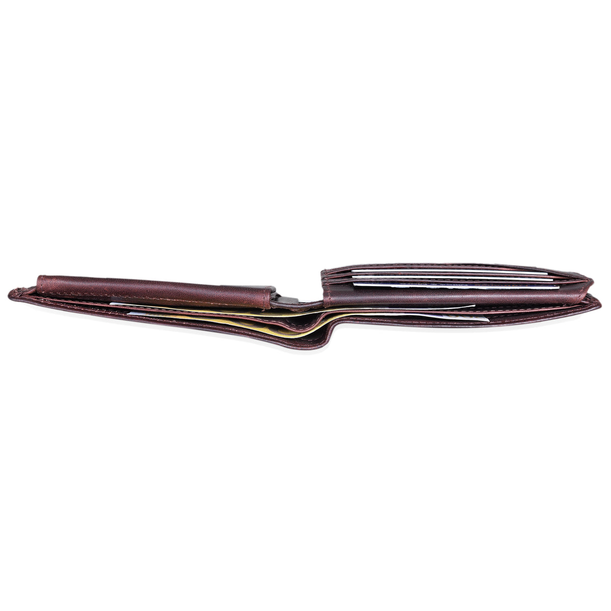 Vintage Herren Leder Portemonnaie slim