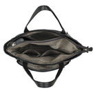 große Tasche Damen schwarz Leder