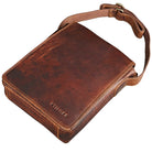 Schultertasche braun mittel