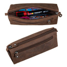 Braune Stifterolle Leder Vintage Herren