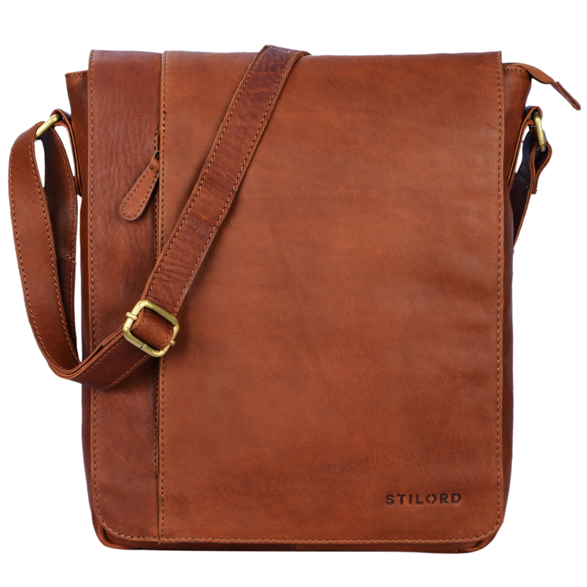 Ledertasche zum Umhängen braun