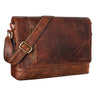 "Davis" Torba Messenger Skórzana 13" Laptop – Vintage Listonoszka