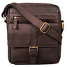 "Dany" Mała Skórzana Torba na Ramię Vintage Messenger Bag