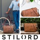 Leder Bürotasche 13,3 Zoll Laptop