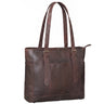 "Solaya" Damska Torebka Shopper Skórzana Duża z Kieszenią na Laptopa 15,6 Cala