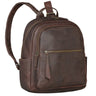 "Lisa" City Rucksack Damen Leder Mittelgroß gepolstertes Fach 13 Zoll