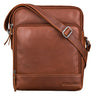 "Faro" Torba Vintage Męska Mała Skórzana Messenger Bag
